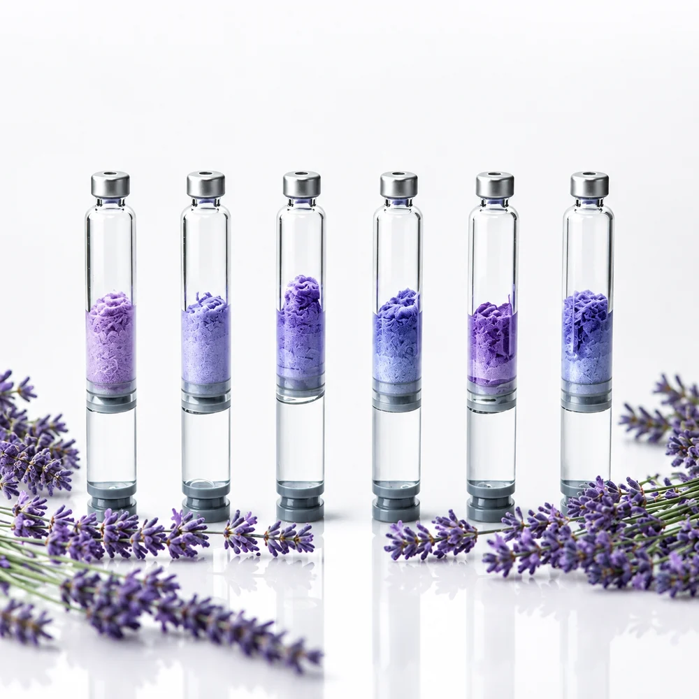 Dual-chamber research vial configurations